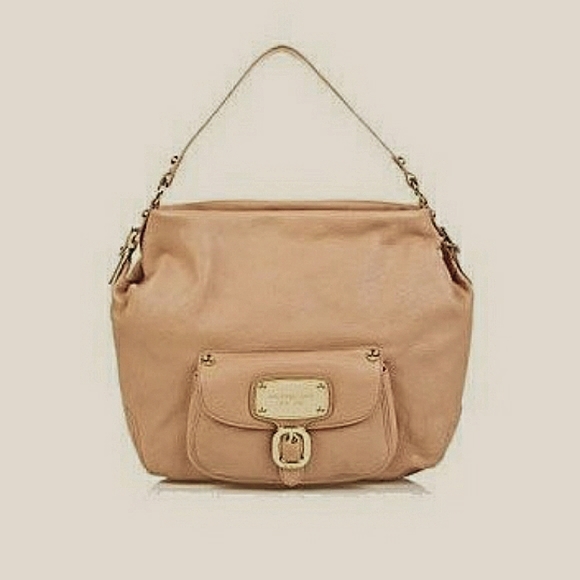 Michael Kors Handbags - 💛 Michael Kors MK Camel Tan Leather Hudson Downtown Shoulder Bag